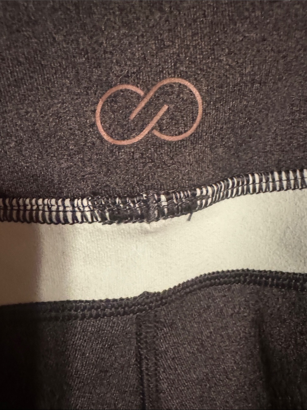 CALIA by Carrie Underwood Gray & Light Blue Colorblock Leggings - Picture 3 of 6